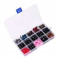 OCZY NOSY PLASTIKOWE BEZPIECZNE DLA LALEK MISIÓW MASKOTEK 752 SZT