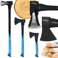 Siekiera rozłupująca zestaw siekier 3szt FIBERGLAS