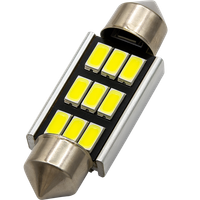 ŻARÓWKA RURKOWA 9 LED + RADIATOR