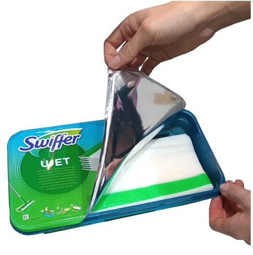 Swiffer Citrus Fresh, Ściereczki mokre do podłóg, wkłady wymienne, 20 sztuk na Arena.pl