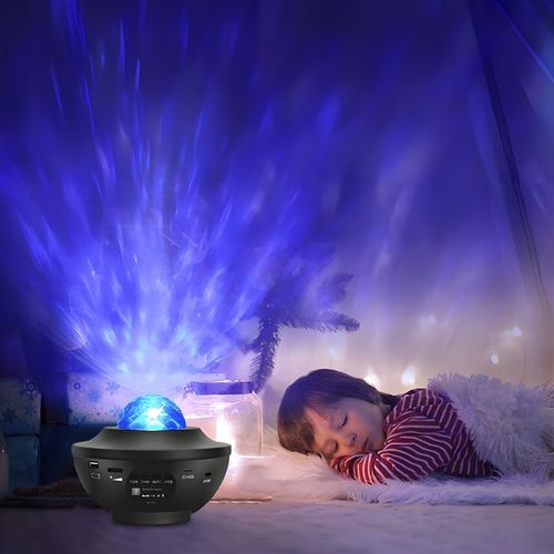 PROJEKTOR GWIAZD RZUTNIK NIEBA LAMPKA NOCNA LED GŁOŚNIK BLUETOOTH + PILOT na Arena.pl