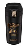 Kubek termiczny bidon MOUNTAINS 350 ml stal nierdzewna 18/10 czarno-złoty