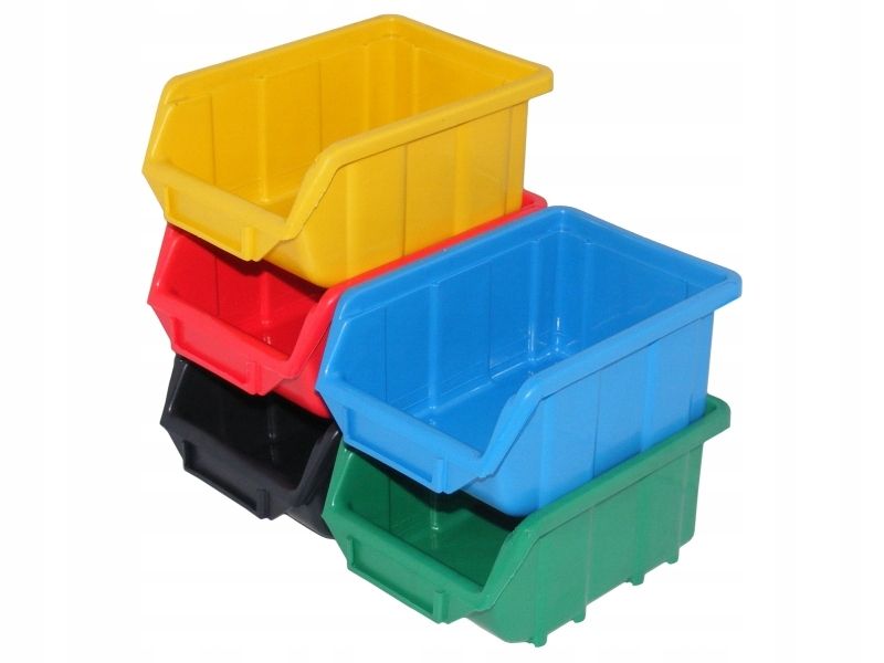 Pojemnik magazynowy - Ecobox mały | Niebieski zdjęcie 3