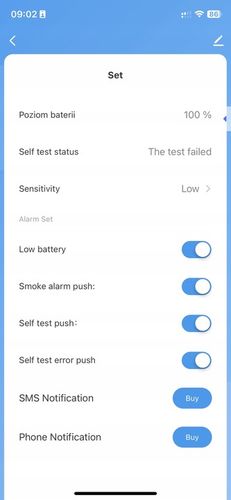 CZUJNIK DYMU OGNIA WIFI ALARM CZUJKA TUYA SMART Z SYRENĄ NA BATEIRE na Arena.pl