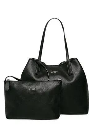 torebka shopper skóra ekologiczna czarny na Arena.pl