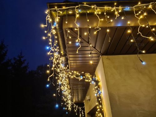 SOPLE 300 LED 11M ZEWNĘTRZNE LAMPKI KURTYNA +FLASH na Arena.pl