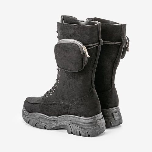 Czarne workery z kieszonką r.41 na Arena.pl