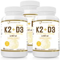 WITAMINA K2 MK-7+D3 MCT OLEJU KOKOSOWYM 180 kaps