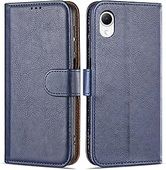 ETUI NA TELEFON GALAXY A23E/A23S CASE COLLECTION NIEBIESKIE SKÓRZANE