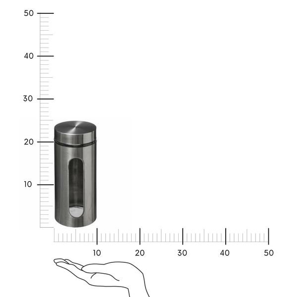 Pojemnik Ublo 1,2L stal nierdzewna/szkło zdjęcie 3