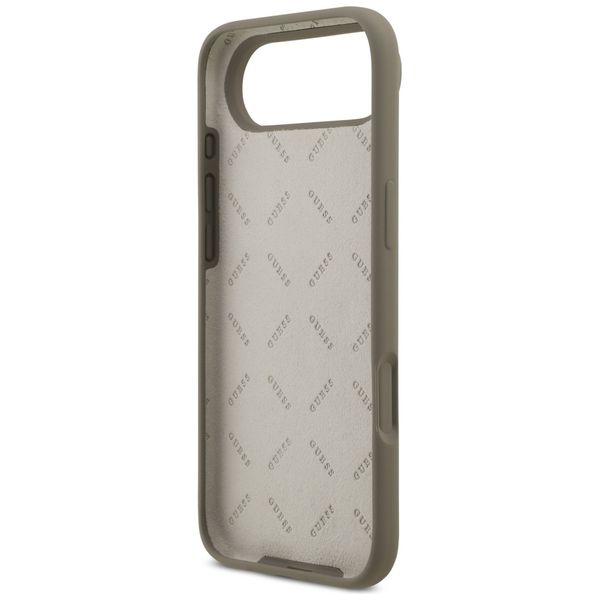etui guess silicone big 4g script do     iphone air brązowy zdjęcie 7