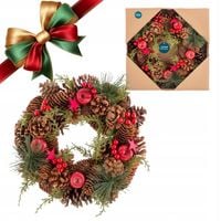 Stroik świąteczny wianek na drzwi bożonarodzeniowy Altom Design 30 cm