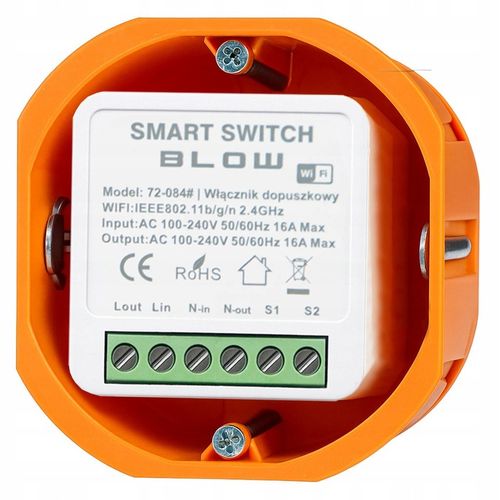 PRZEKAŹNIK PRZEŁĄCZNIK WŁĄCZNIK ŚWIATŁA 16A WiFi DOPUSZKOWY MINI TUYA na Arena.pl
