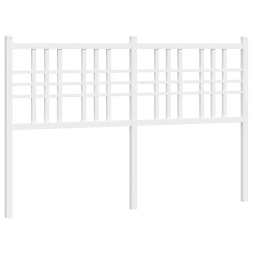 Metalowe wezgłowie, białe, 137 cm na Arena.pl