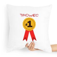 Dla Tirowca Prezent Poduszka Numer Jeden Z Nadrukiem Ze Zdjęciem