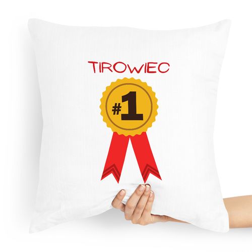 Dla Tirowca Prezent Poduszka Numer Jeden Z Nadrukiem Ze Zdjęciem na Arena.pl