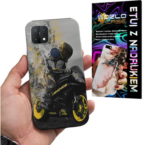 ETUI CASE DO OPPO A15 (A15s) - MOTOR FAN Motocykle MĘSKIE WZORY PLECKI na Arena.pl