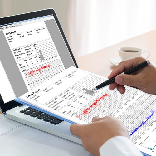 Pulsoksymetr monitor snu i oddechu z alarmem, aplikacją, wykresami - SleepU na Arena.pl