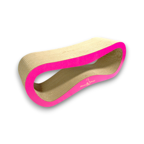 Drapak dla kota LEON | różowy | 78x28x24 cm | MruuPruu na Arena.pl