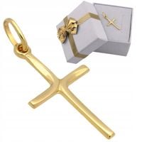 Krzyżyk złoty bez wizerunku złoto pr.585