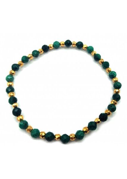 Bransoletka MALACHIT REALIZACHA CELÓW 925 zdjęcie 1