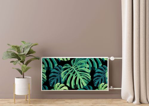 MATA MAGNETYCZNA NA KALORYFER Egzotyczne Liście Natura 90cm x 60cm na Arena.pl