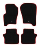 Dywaniki welurowe CARLUX-RED czarne do Range Rover Sport I 2005-2012
