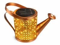 Lampion solarny ozdobny led konewka ogrodowa girlanda czujnik lampa