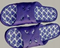 BASENOWE Klapki sportowe FIOLET WYSOKIE r. 39