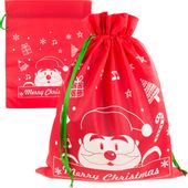 WOREK NA PREZENTY mikołaja ŚWIĄTECZNY TORBA PREZENTOWA OPAKOWANIE CZERWONY DUŻY