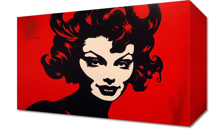 Obraz 30x20cm Czerwona Diablica zdjęcie 1