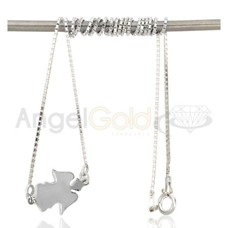 SREBRNY KOMPLET CELEBRYTKI ANIOŁKI PRÓBA SREBRA 925 GRAWER GRATIS na Arena.pl