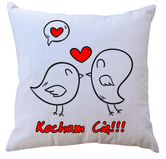 Poduszka Kocham Cię zdjęcie 1
