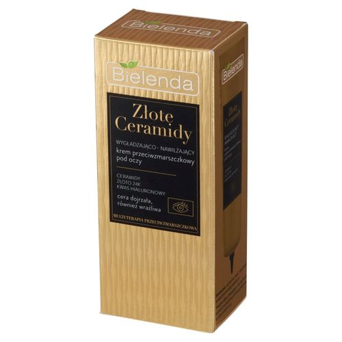 Bielenda Złote Ceramidy Nawilżający Krem przeciwzmarszczkowy pod oczy 15ml na Arena.pl