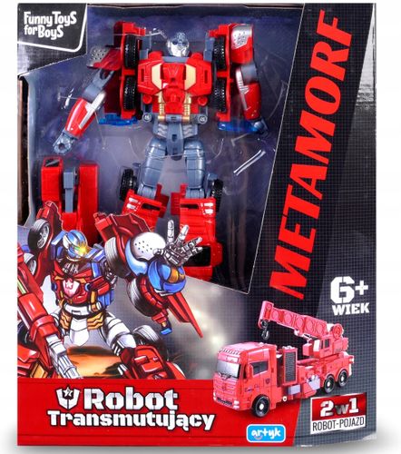 TRANSFORMER Robot DŹWIG Auto 2w1 ARTYK na Arena.pl