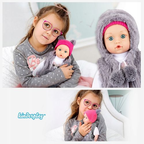 LALKA INTERAKTYWNA BOBAS KINDERPLAY MÓWI ŚMIEJE SIĘ PŁACZE UBRANKA na Arena.pl