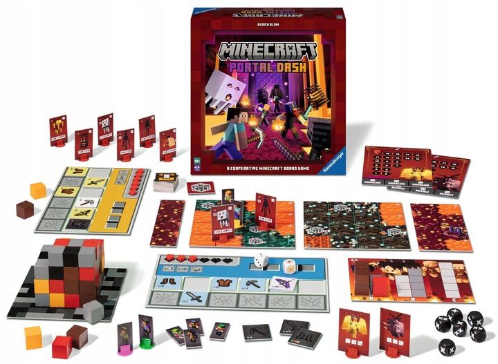 Gra planszowa RAVENSBURGER Minecraft Portal Dash zdjęcie 1