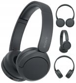 CZARNE SŁUCHAWKI NAUSZNE Bezprzewodowe SONY WHCH520 Bluetooth