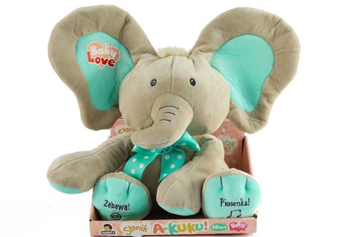 SŁONIK A KUKU INTERAKTYWNY mówi i śpiewa po polsku MADEJ miętowy na Arena.pl