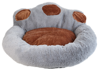 Legowisko dla psa kota szare L okrągłe CLAW 55x53x25cm