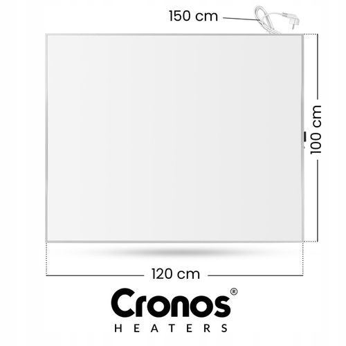 GRZEJNIK ELEKTRYCZNY NA PODCZERWIEŃ PANEL PROMIENNIK WiFi IR 1200W + NÓŻKI na Arena.pl