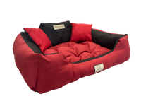 Legowisko Imię Pupila KINGDOG 55x45 Czerwone