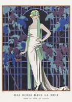 Plakat 21x29,7cm Des Robes, Barbier Vintage do Salonu