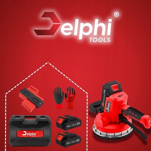 PRZYSSAWKA WIBRUJĄCA DO PŁYTEK WIBRATOR DO POZIOMOWANIA 2xAKU MOCNA na Arena.pl