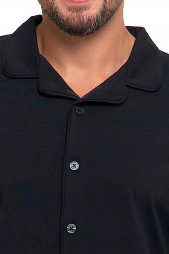 PIŻAMA MĘSKA BAWEŁNIANA ROZPINANA DŁUGI RĘKAW I SPODNIE WYGODNA MORAJ na Arena.pl