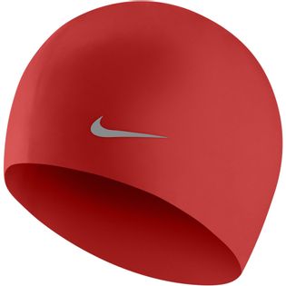 Czepek pływacki Nike Os Solid Junior czerwony TESS0106-614