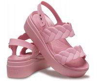 Crocs Wygodne Damskie Buty Sandały Brooklyn Woven Upper Low Wedge 7-38