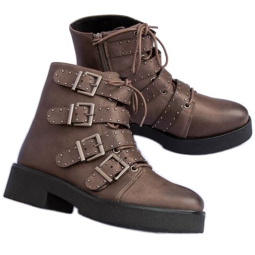 Brązowe Botki Workery r.39 na Arena.pl