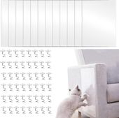 Folia ochronna przed drapaniem kota na meble kanapę 12 sztuk + gwoździe