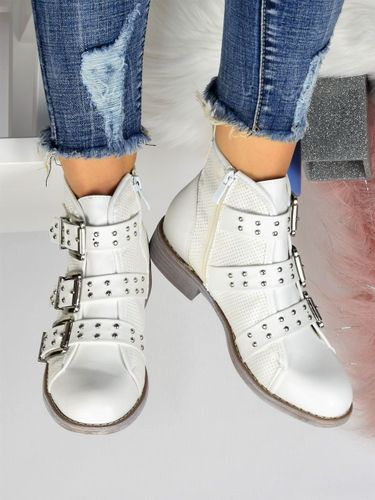 Białe botki Seastar Shoe Size - 41, Kolor - Biały na Arena.pl